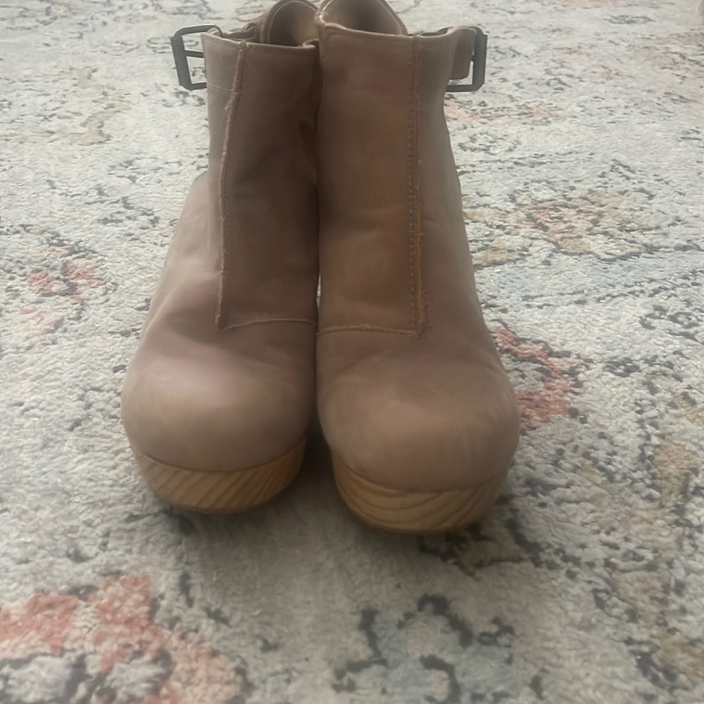 Cute tan booties